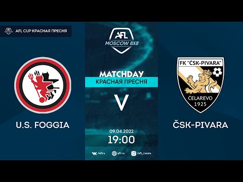 AFL22. AFL Cup Красная Пресня. Division B. Day 1. U.S. Foggia - ČSK-Pivara