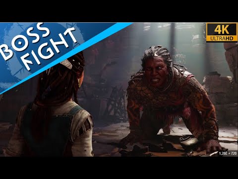 Atreus VS Grandma | Gryla The Giant Boss Fight (Angrboda Grandmother) PS5 | God of War Ragnarok