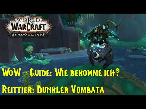 WoW Guide: How to get the Dark Vombata mount? - Blueprint: Dark Vombata