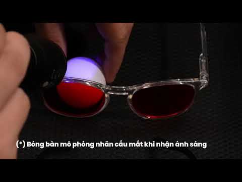 Video thử nghiệm kính REJUVV với ánh sáng xanh