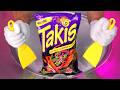 Dragon Takis Intense Takis Tortilla Chips Sweet Chili Rolled Fried Ice Cream Rolls Fast ASMR