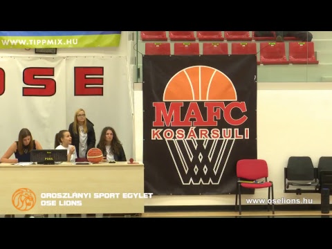 MAFC Budapest-Kaposvári KK. NB1A élő közvetítés