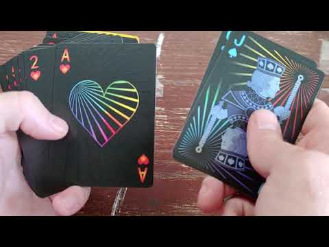 Card Unboxing (part 2) - Discovery and Prism: Night playing cards