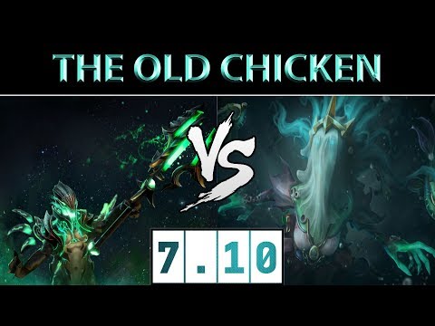 old chicken [Outworld Devourer] vs [Death Prophet] ► Dota 2 7.10