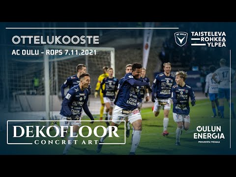 ACOTV: Dekofloor ottelukooste AC Oulu - RoPS 7.11.2021 (Veikkausliiga-karsinnat)