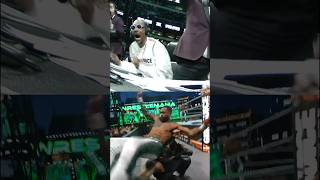 Snoop Dogg couldn&#39;t believe his eyes 😱  #WrestleMania