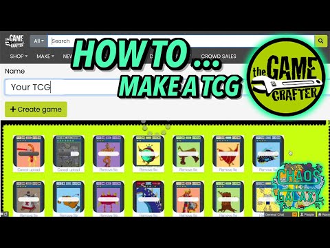 How To Make a Trading Card Game Using Thegamecrafter.com 2023