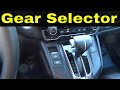 Gear Selector In An Automatic Car Driving Lesson