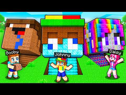 UNDERGROUND HEAD BASE BATTLE in Minecraft!