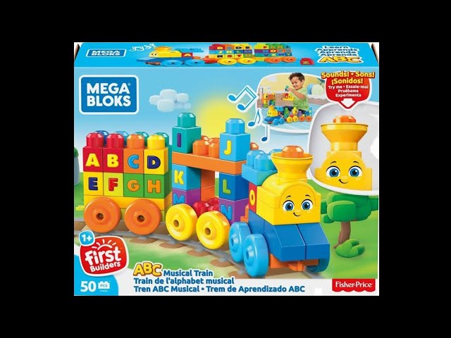 Vídeo relacionado con Mega Bloks Tren de aprendizaje ABC, jueguete de construcción para bebé +1 año (Mattel DXH35)