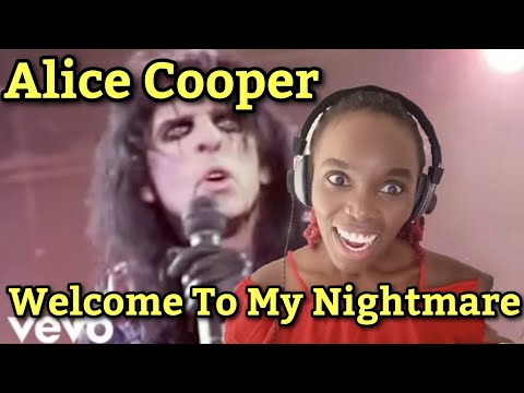African Girl Reacts To Alice Cooper - Welcome To My Nightmare | REACTION