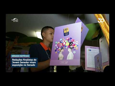 Democracia nas redes sociais: exposição exibe redações dos 'jovens senadores'
