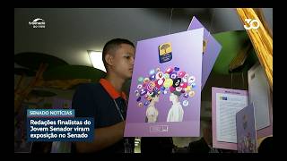 Democracia nas redes sociais: exposição exibe redações dos 'jovens senadores'