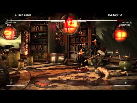 MKX Losers Finals @ Resistance 4 - Ben Beach (Jax) vs TSC CDjr (Scorpion) [720p/60fps]