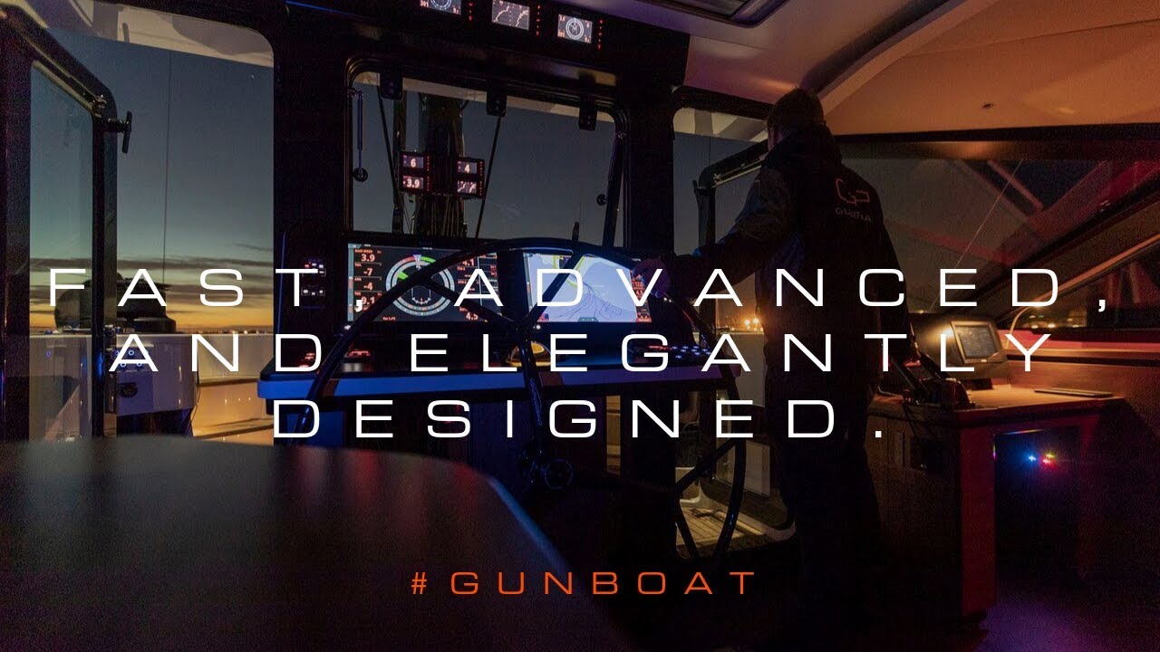 Демонстрация интерьера Gunboat 68