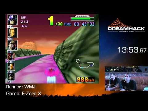 #DHS15 F-Zero X in 39:54 by WMJ