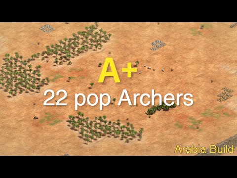 Interactive Build Order Guide | 22 Pop Archers [A+ Demonstration]