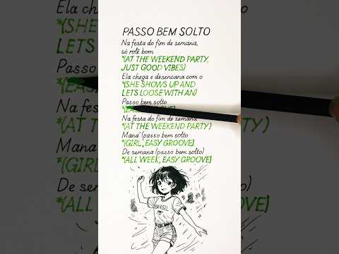 🇧🇷 PASSO BEM SOLTO (Slowed) – ATLXS (Lyrics + English Translation) | Viral TikTok Trend💚