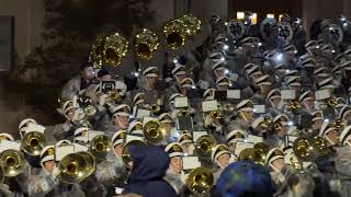 Notre Dame Marching Band VS NAVY  SALUTE TO ARMED SERVICES Concert on the Steps