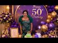 Mrs Queen 50th Years Birthday Celebration