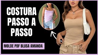Vídeo de BLUSA AMANDA - MOLDE EM PDF