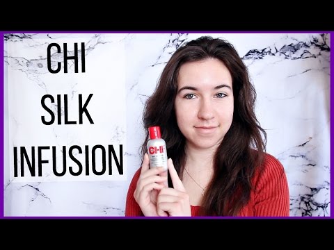 How To Use CHI Silk Infusion On Dry And Wavy Hair!...