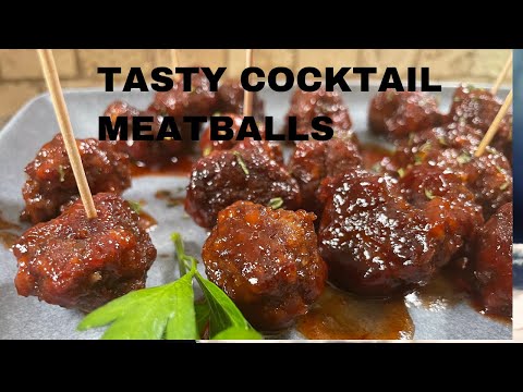 Tasty Cocktail Meatballs