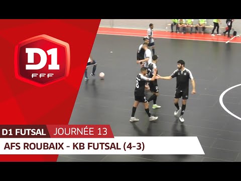 J13 (Match en retard) : AFS Roubaix - Kremlin Bicêtre Futsal (4-3)