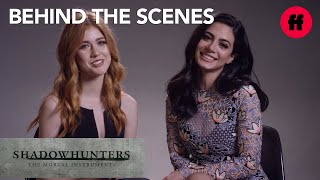 Shadowhunters | Behind The Scenes Season 2B: Kat McNamara & Emeraude Toubia Talk Runes | Freeform