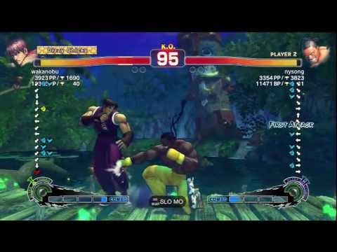 SSF4 AE: wakanobu (Guy) vs nysong (Dee Jay)