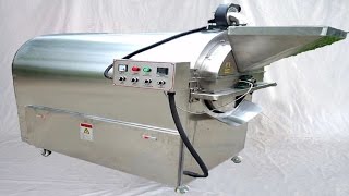 Nuts roasting machine coffee beans drying roaster equipment semi automatic machines à rôtir les noix