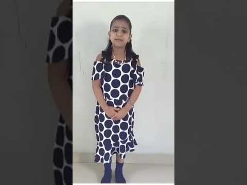 Sathvika - On Topic "Friendship With Animals" - Speech Competition