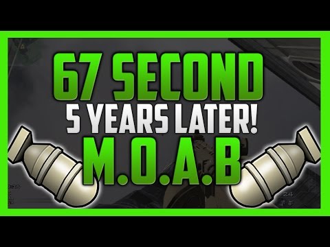 67 SECOND MOAB - 5 YEARS LATER! (Call of Duty Modern Warfare 3)