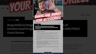 Bandai Banned Your Accessories! || OPTCG NEWS || #onepiece #optcg #onepiecetcg #accessories #news
