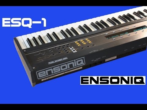 Ensoniq ESQ-1 Wave Synthesizer 1986 - Black image 9
