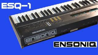 Video thumbnail for ENSONIQ ESQ-1 Synth 1986 | DEMO by AnalogAudio1