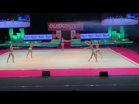 Bulgaria 3 HOOPS +2 CLUBS - Euskalgym 2019