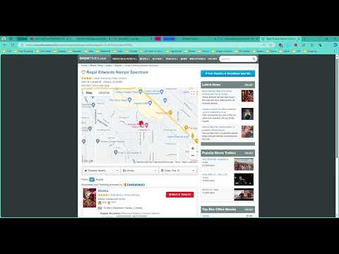 Where is this movie theater located? A trailer park??