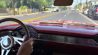 1956 Chevrolet Bel Air Two-Door Sedan Driving