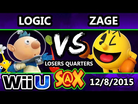S@X 127 - VGBC | Logic (Olimar) Vs. Zage (Pac-Man) SSB4 Losers Quarters - Smash Wii U - Smash 4
