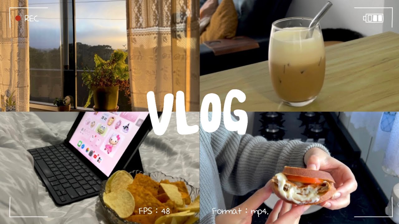 Vlog| dias comuns, skincare, recipes, café gelado, céu, bichinhos  ༘⋆✿ ໒꒰ྀིᵔ ᵕ ᵔ ꒱ྀི১  ༘⋆✿