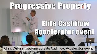 Chris Wilkins speaking at Progressive Property - Elite Cashflow Accelerator event 6th September 2025