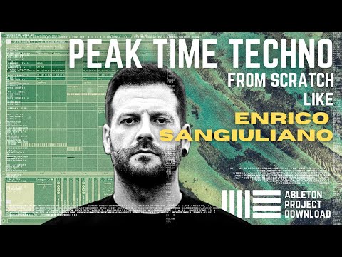 Enrico Sangiuliano Style Techno from Scratch Tutorial (Ableton Live project )