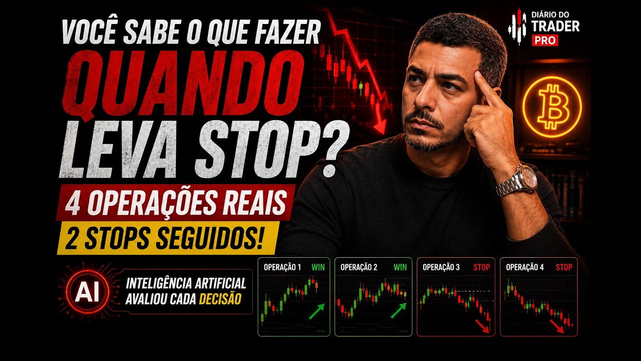 Diário do Trader com IA: Como analisei meus stops e mantive a disciplina