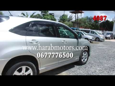 TOYOTA HARRIER 2006 MODEL SILVER COLOUR AVAILABLE IN TANZANIA AT HARAB MOTORS  4087