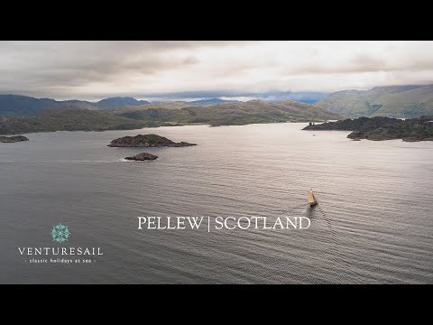 Pilot cutter Pellew sails the Hebrides in Scotland