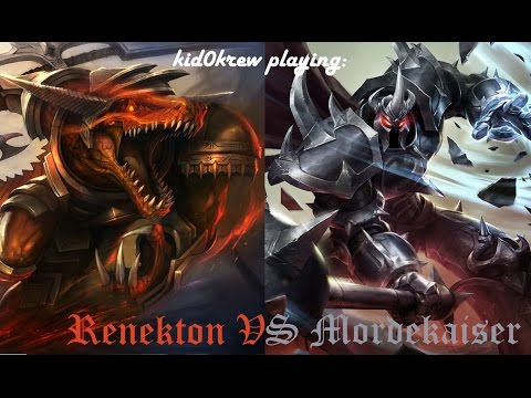 kid0krew playing: Renekton Vs Mordekaiser Ep. 45