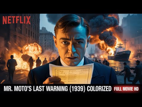Mr. Moto’s Last Warning (1939) COLORIZED | Peter Lorre Spy Thriller | Full Classic Movie HD!