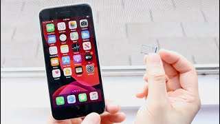 How To Put Sim Card Into iPhone SE (2020)!