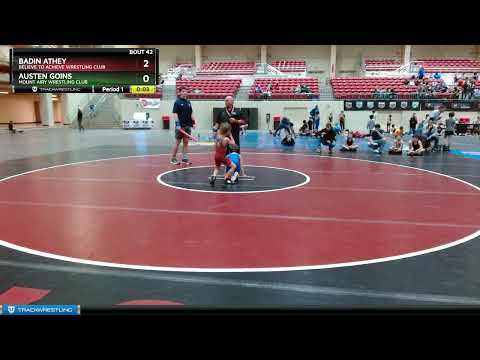 59-61 Lbs Round 2 - Badin Athey, Believe To Achieve Wrestling Club Vs Austen Goins, Mount Airy Wre